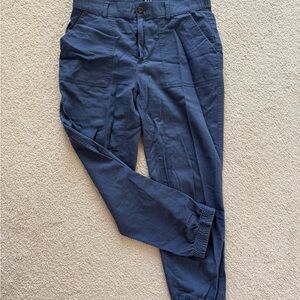 GAP Blue Cargo Pants Lightweight Cotton Blend